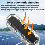 Car Solar-Powered Anti-Collision Warning Light Motorcycle Wireless LED Rear Tail Light