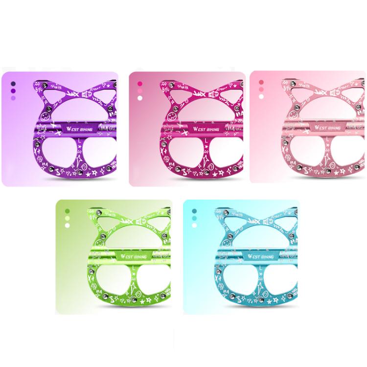 WEST BIKING Triple-Bearing Aluminum Folding Bicycle Pedals