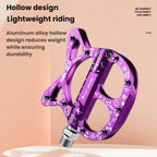 WEST BIKING Triple-Bearing Aluminum Folding Bicycle Pedals