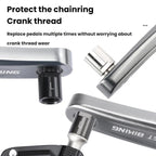 WEST BIKING Bicycle Pedal Axle Crank Extension