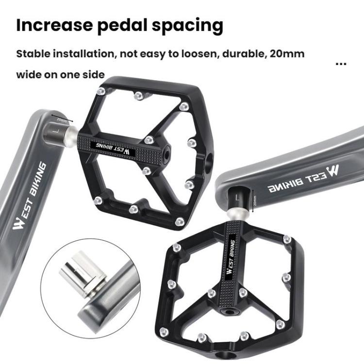 WEST BIKING Bicycle Pedal Axle Crank Extension