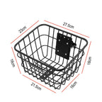 Electric Scooter Universal Front Basket Portable Practical Iron Tube Basket