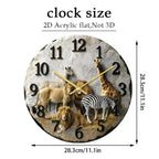 11 inch 3D Visual Living Room Decorative Wall Clock — APC134