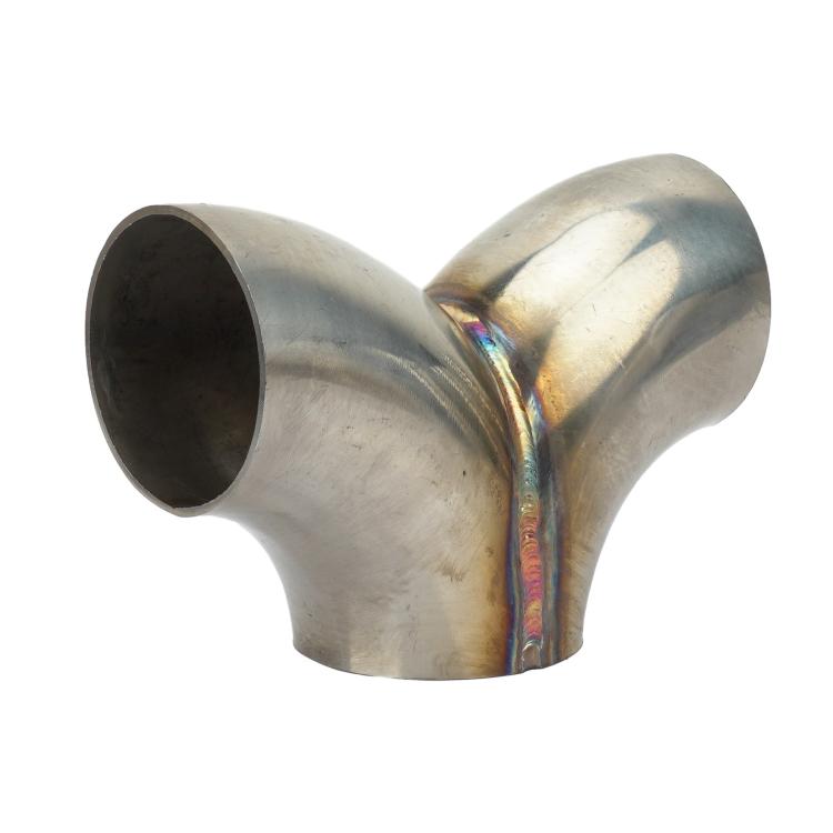 Y-type Three-way Connector For Stainless Steel Exhaust Pipes