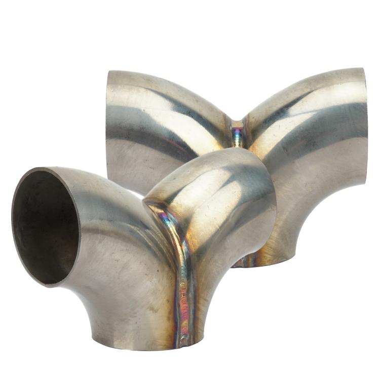 Y-type Three-way Connector For Stainless Steel Exhaust Pipes