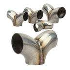 Y-type Three-way Connector For Stainless Steel Exhaust Pipes