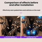 Wireless Remote-Controlled Motorcycle LED Flashing Taillight For Retrofitting