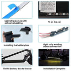 Scooter Chassis RGB Ambient Lighting Strip With Battery Compartment