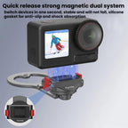 For DJI Osmo Action 3 / 4 / 5 Pro / Osmo 360 Flymile Quick-Release Magnetic Mount