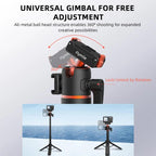 Flymile AC5012_5 Extended Selfie Stick Holder Magnetic Quick Release Tripod