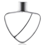 Stainless Steel Flat Beater For KitchenAid 4.5 & 5 QT Mixers - No Coating Chip-Resistant Attachment — Flat Beater