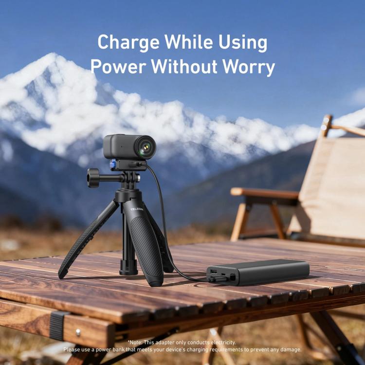 For DJI Osmo Nano TELESIN Magnetic Quick-Release Charging Base Rechargeable Adapter Mount