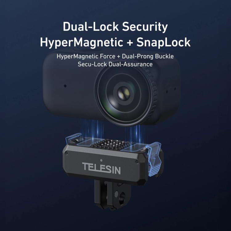 For DJI Osmo Nano TELESIN Magnetic Quick-Release Charging Base Rechargeable Adapter Mount