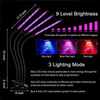 Clip-On Plant Grow Light Full Spectrum Plant Lights With Remote Control — view 6