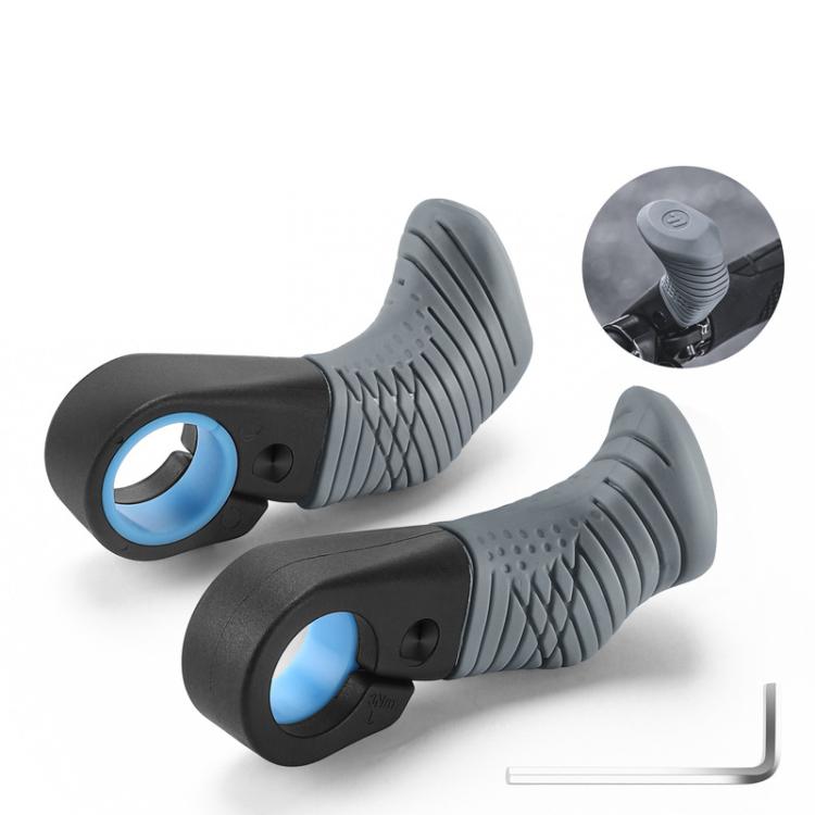 WEST BIKING Bicycle Riding Ergonomics Thumb Auxiliary Grip Handle — Black