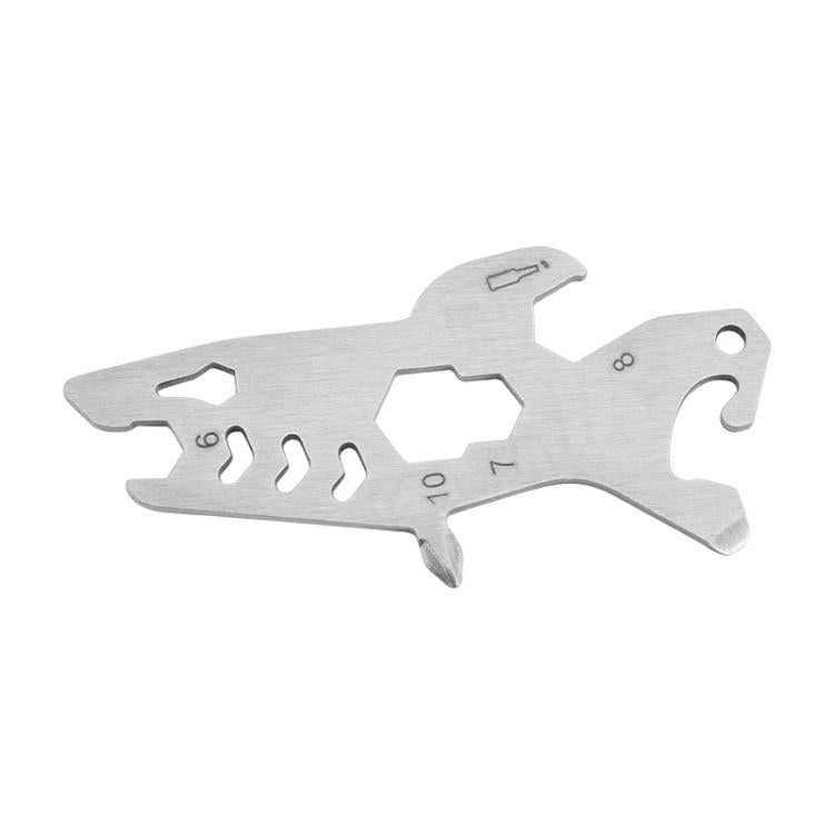 Outdoor Wrench Bottle Opener Screw Tool Stainless Steel Multi-Tool Card — Tower Shape