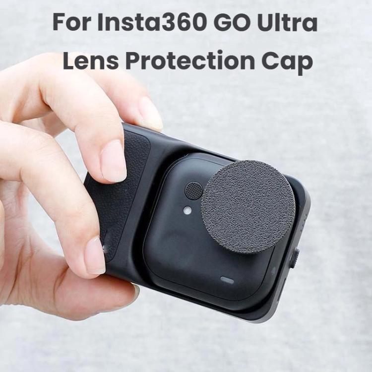 For Insta360 GO Ultra 2pcs Lens Cap Scratch-Resistant Plastic Cover
