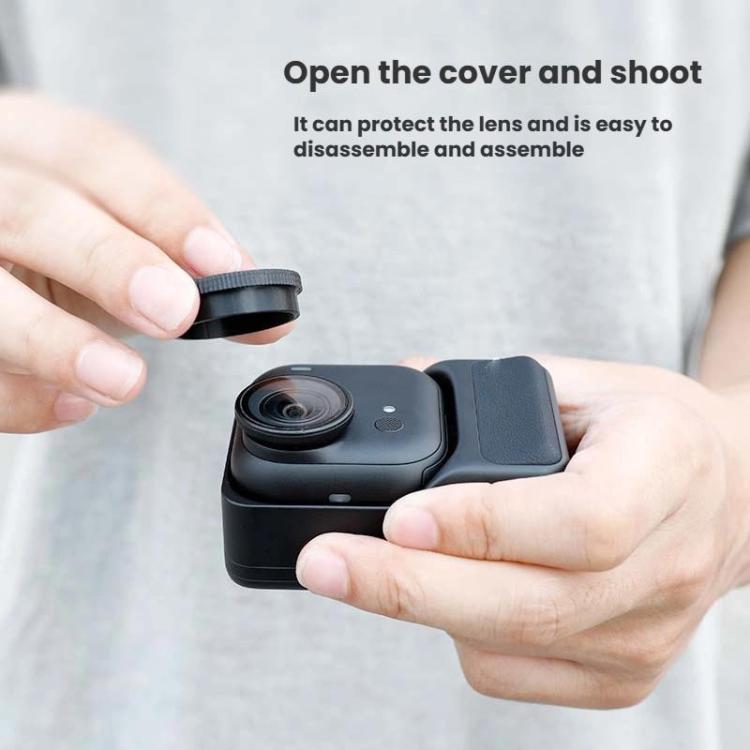 For Insta360 GO Ultra 2pcs Lens Cap Scratch-Resistant Plastic Cover