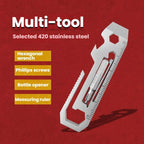 Multi-tool With Batch Wrench Stainless Steel Tool Card