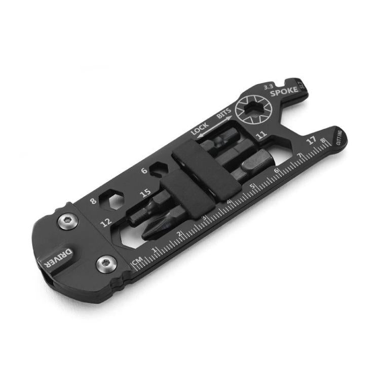 Mini Card Tool Multifunctional Keychain Bottle Opener Hexagonal Portable Screwdriver, 16 In 1