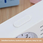 Bo Sheng GH222 Weekly Alarm Clock Square Quartz Desk Clock Scanning Silent Pointer Clock — view 9
