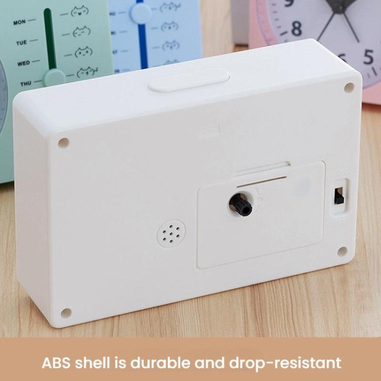 Bo Sheng GH222 Weekly Alarm Clock Square Quartz Desk Clock Scanning Silent Pointer Clock — view 10