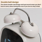 Loud Metal Powerful Ringing Clock LED Multifunction Clock — view 13