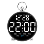 LED Multi-Function Digital Clock Student Desktop Digital Timepiece Plug-in Alarm Clock