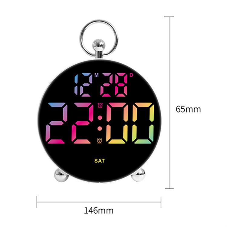 LED Multi-Function Digital Clock Student Desktop Digital Timepiece Plug-in Alarm Clock — view 12