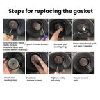 Silicone Gasket Replacement For Ninja Premier Series ES601 / ES655 / ES701 Group Head Seal — view 4