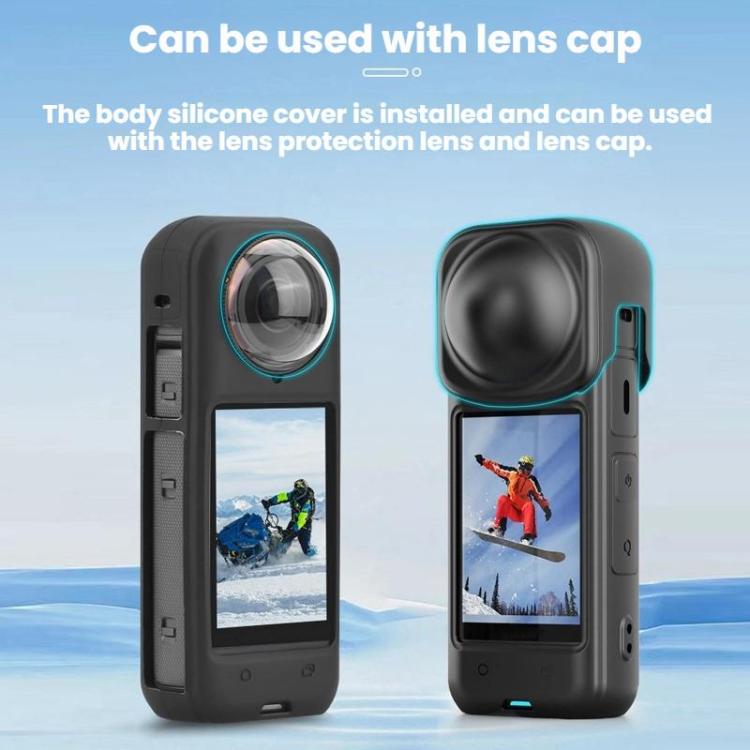 Flymile Dust-proof Silicone Protective Cover, For Insta360 X4