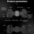 D8+ Wired & Wireless Telescopic Game Controller Foldable USB-C, Hall Sensing Joystick For Switch/Android/IOS/PC