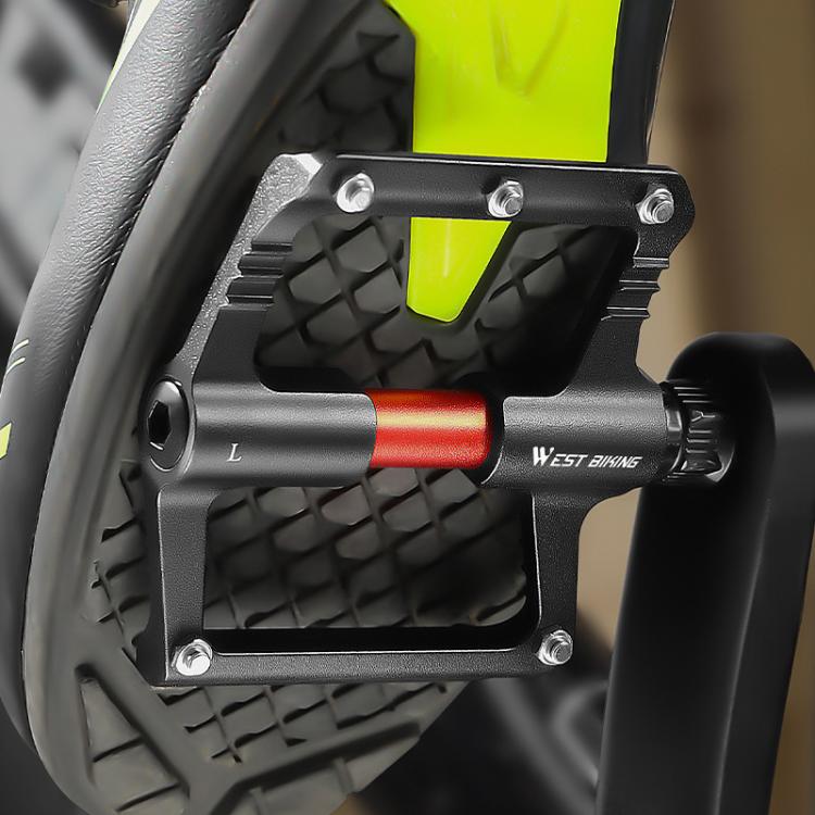WEST BIKING Road Bike Aluminum Triple-Pierced Pedals