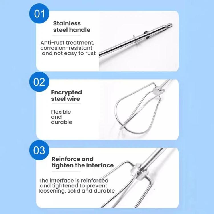For Hamilton Beach Hand Mixers Stainless Steel Attachment — view 8