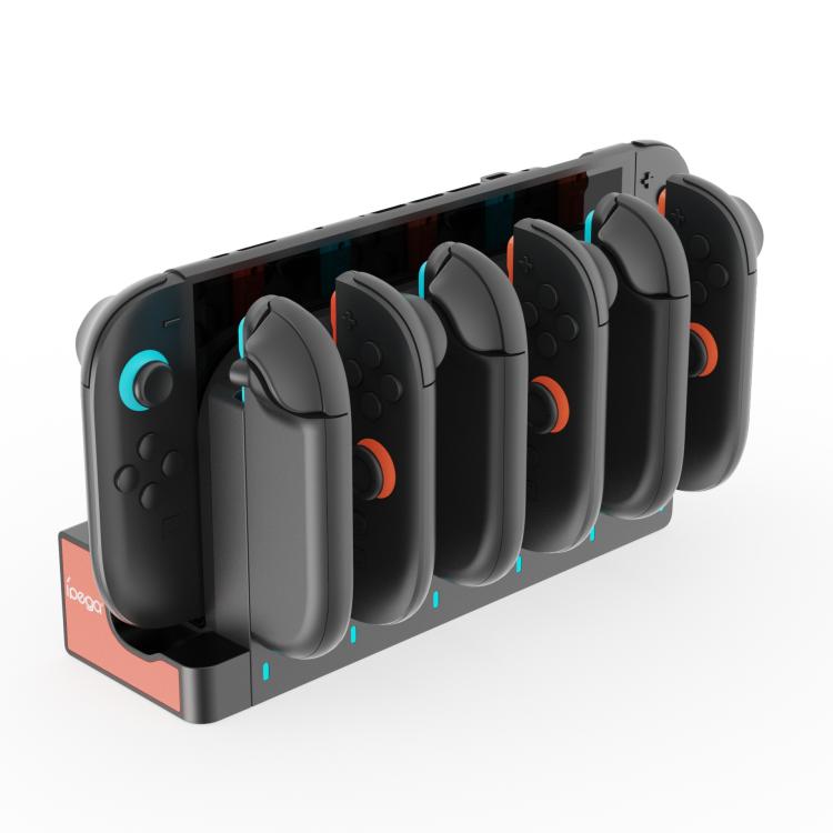 ipega 6 In 1 Charging Station for Nintendo Switch 2 Joy-Con Controllers Charging Dock