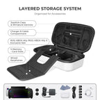 JYS Hard Carrying Case for ROG Xbox Ally/X Handheld Portable Travel Zipper Bag