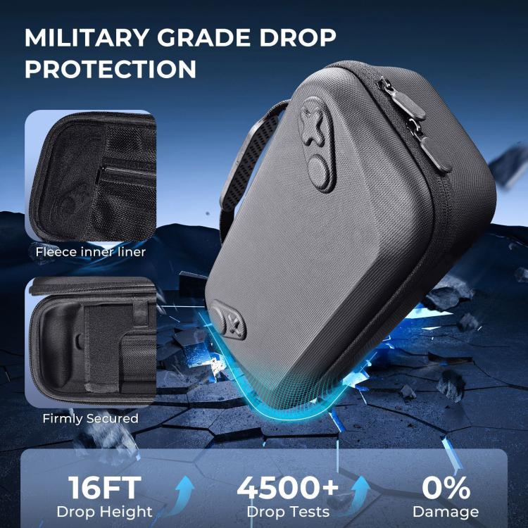 JYS Hard Carrying Case for ROG Xbox Ally/X Handheld Portable Travel Zipper Bag