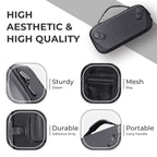 JYS Hard Carrying Case for ROG Xbox Ally/X Handheld Portable Travel Zipper Bag