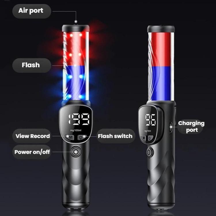 Breath-Type Traffic High-Precision Alcohol Tester Handheld Digital Display Drunk Driving Detector