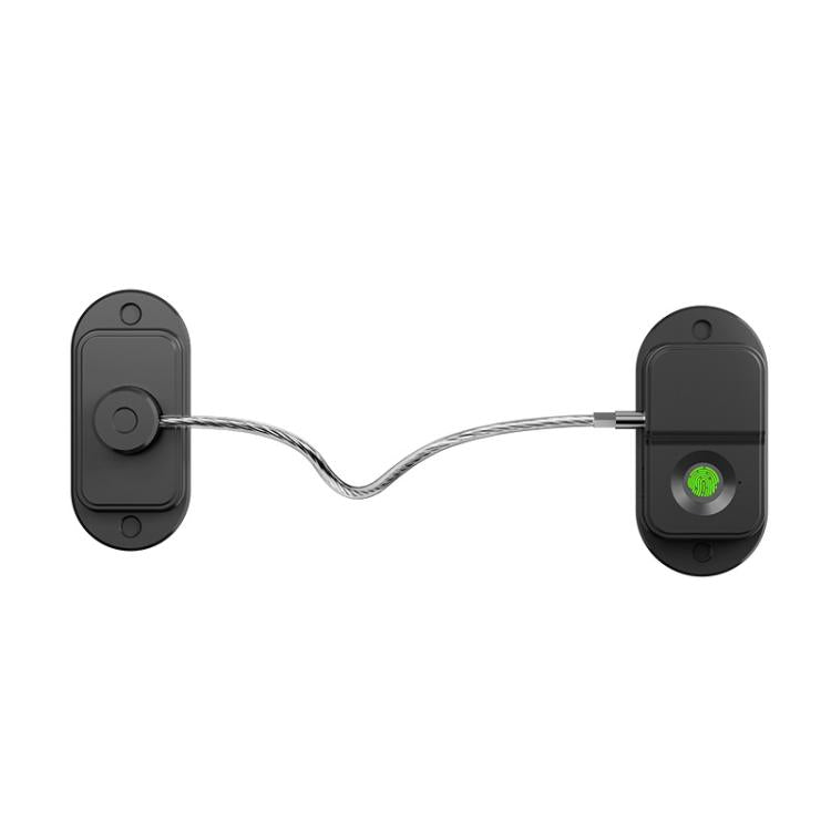 Fingerprint Child Safety Lock Window Fridge Positioner Restrictor — White