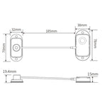 Fingerprint Child Safety Lock Window Fridge Positioner Restrictor — view 9