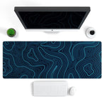 Abstract Line Texture Mouse Pad Non-Slip Desk Mat For Office, Gaming
