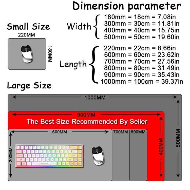Abstract Line Texture Mouse Pad Non-Slip Desk Mat For Office, Gaming