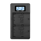 For Canon LP-E12 Dual Battery Digital LCD Charger