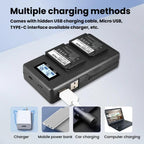 For Canon LP-E12 Dual Battery Digital LCD Charger — view 4