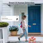 HD Night Vision Smart Video Doorbell Wireless Voice Intercom Surveillance Electronic Peephole — view 10