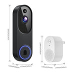 HD Night Vision Smart Video Doorbell Wireless Voice Intercom Surveillance Electronic Peephole — view 13