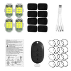 M3 Motorcycle Bicycle Drone Strobe Light Waterproof Wireless Remote Control Anti-Tailgating Light