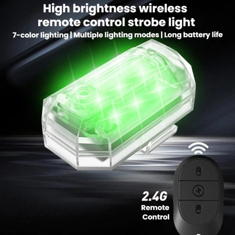M3 Motorcycle Bicycle Drone Strobe Light Waterproof Wireless Remote Control Anti-Tailgating Light
