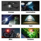 M3 Motorcycle Bicycle Drone Strobe Light Waterproof Wireless Remote Control Anti-Tailgating Light